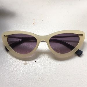 Derek Lam cater sunglasses ivory